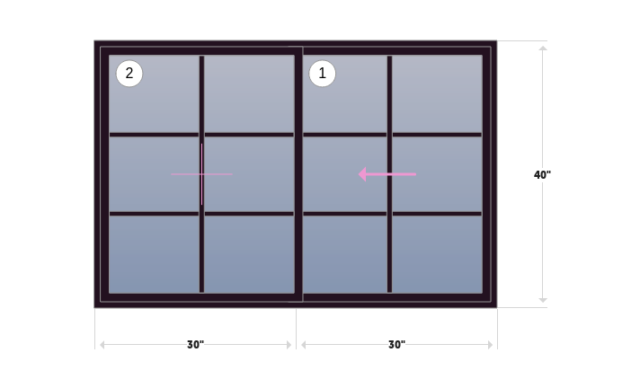 1900 Series New Construction Sliding Window | 60" x 40"